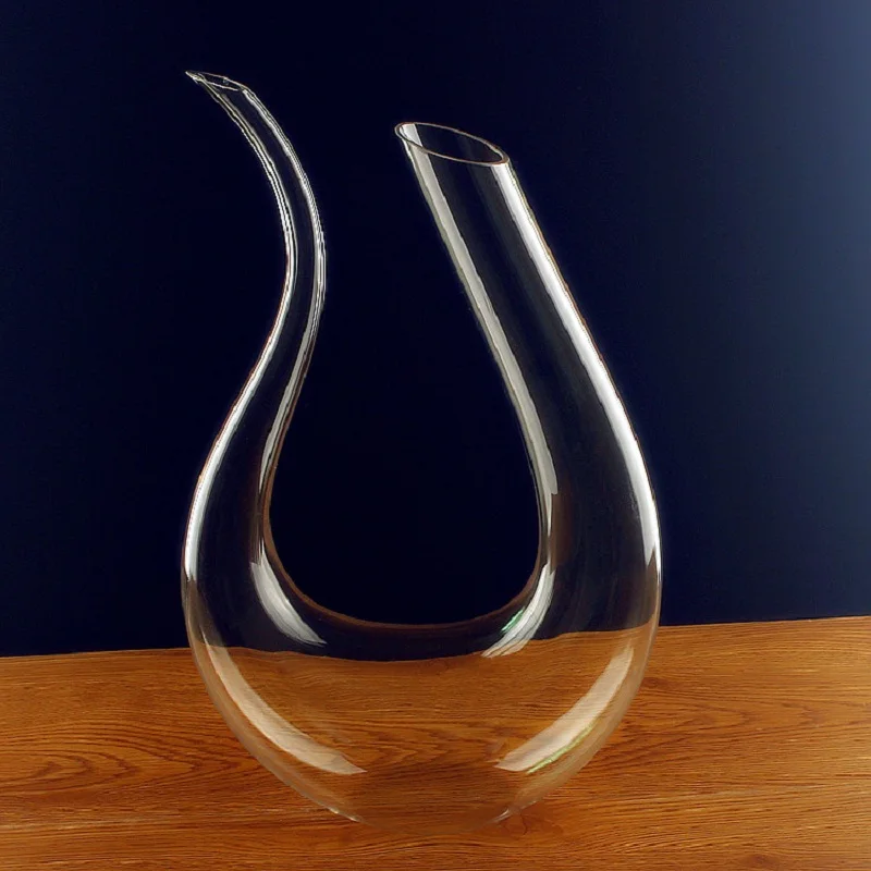 Special Grade 1500ML Big Decanter Handmade Crystal Red Wine Brandy Champagne Glasses Decanter Bottle Jug Pourer Aerator for Bar