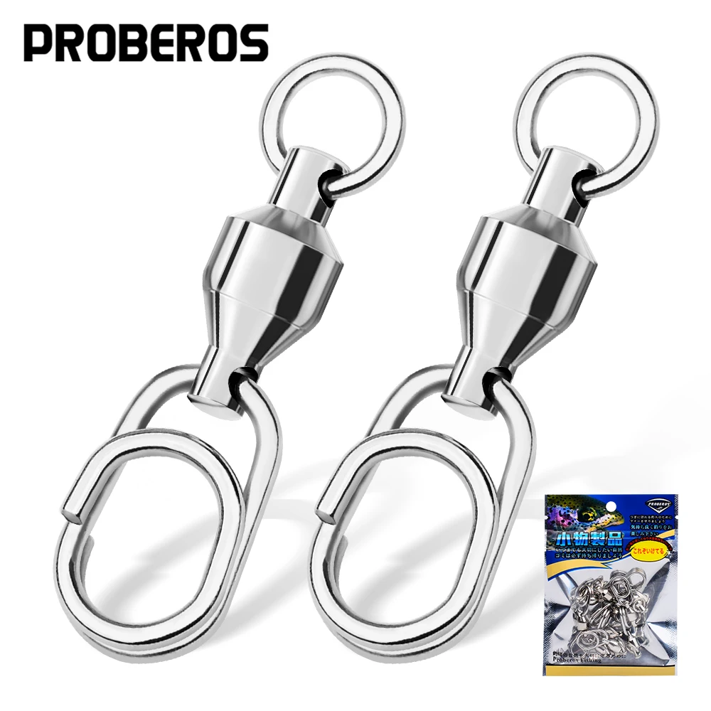 Fishing Snap Swivels 10pc Stainless Steel High Strength Bait and Line Connector Accessories