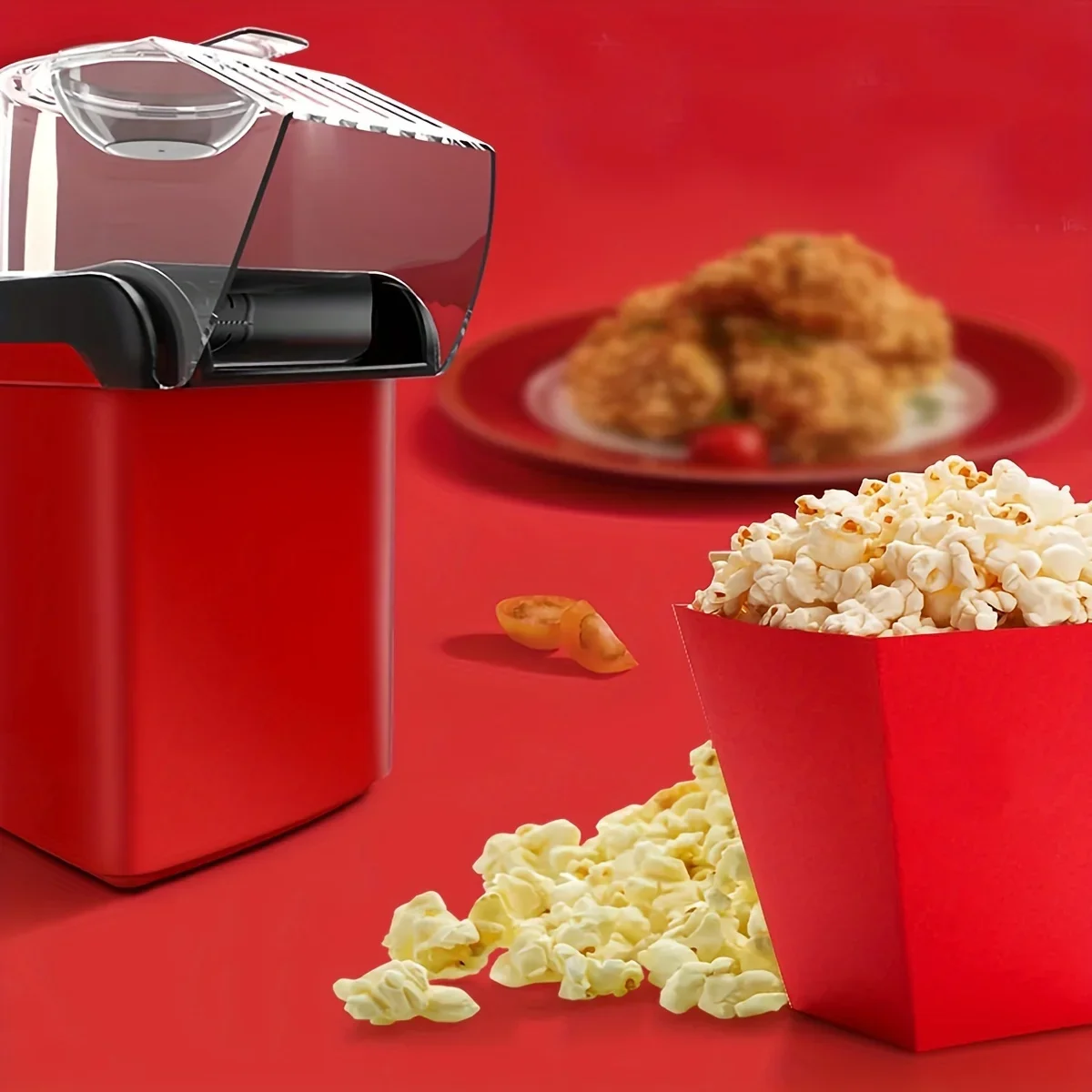 1PC Mini Popcorn Machine Household Fully Automatic Electric Children's Popcorn Machine