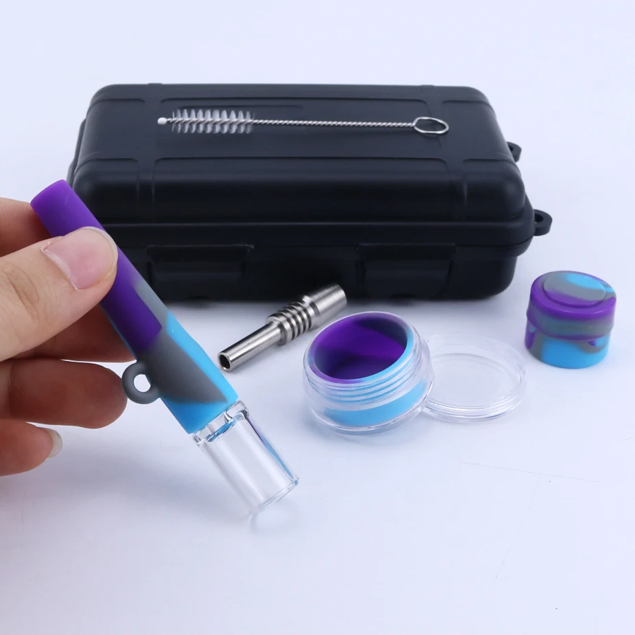 Smoking Pipe Kit Portable Pipe Set Convection Flame Powered Silicone Smoking Pipe Kit Smoking Accessories