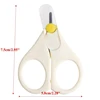J15U Baby Scissors Tool Newborn Baby Safety Clippers Manicure Tool