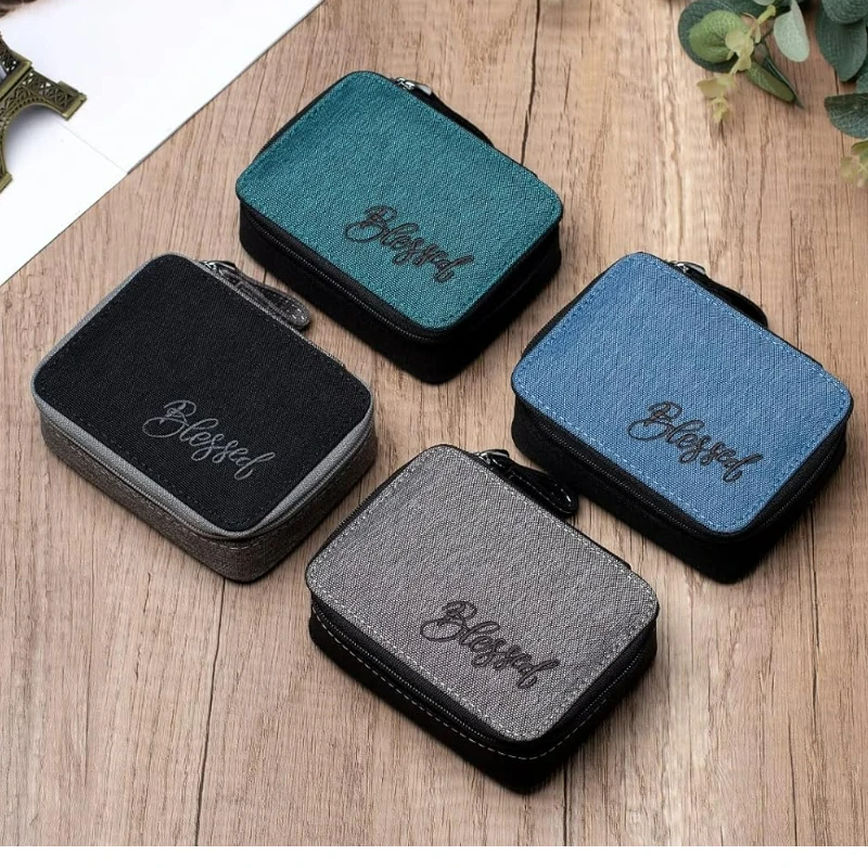 Weekly Pill Organizer Case for Vitamins and Supplements, 7-Day Travel Medicine Holder