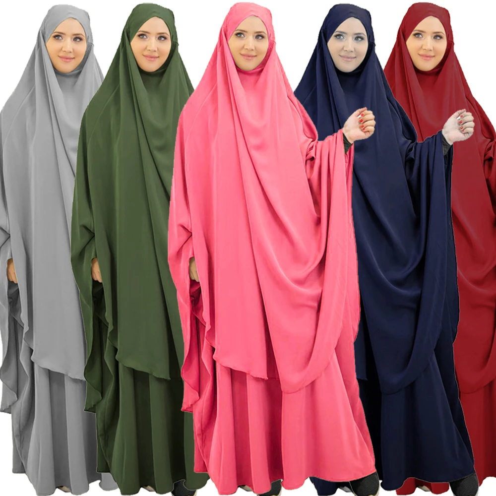 

Молитвенное платье Рамадан ИД, мусульманская одежда, женский халат, хиджаб, длинный хиджаб, хабая, мусульманская одежда Niqab Djellaba Burka