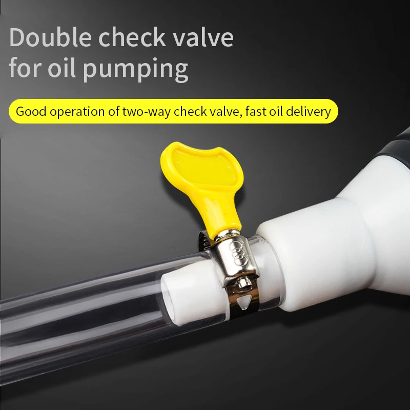 Universal Hand Gas Oil Pump Car Fuel Pump Manual Suction Pipe Gasoline Syphon Auto Engines Fuel Supply System Accessories