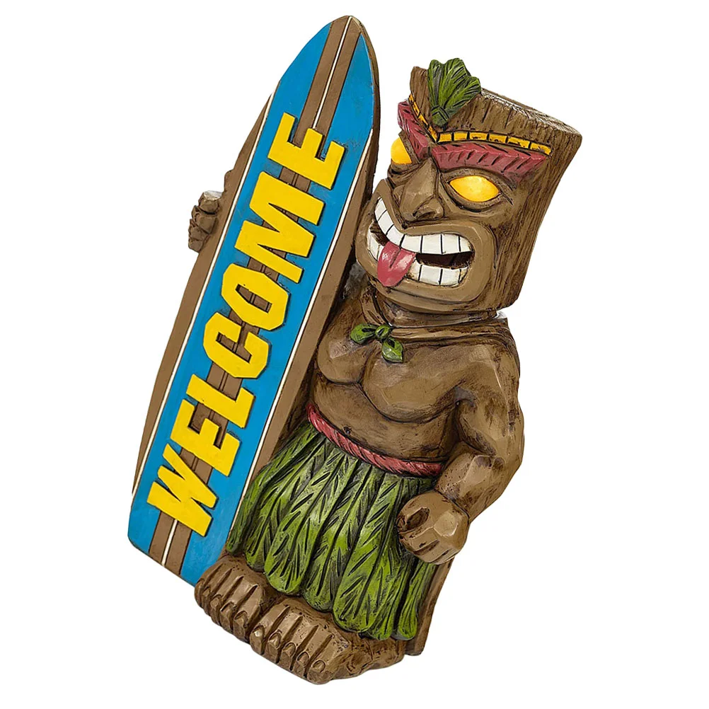 

Resin Hawaiian Figurine Resin Hawaiian Shape Desktop Adornment Home Decoration