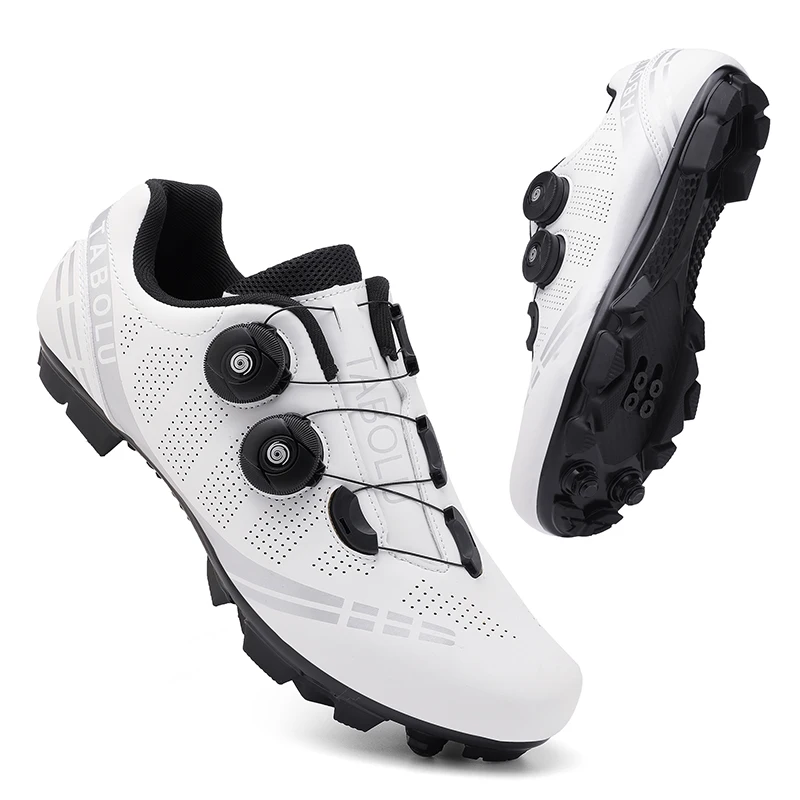 Professional Cycling Shoes Men Carbon Mtb Racing Speed Self-Locking Bicycle Road Bike Women Flat Cleats Mountain Biking Sneakers