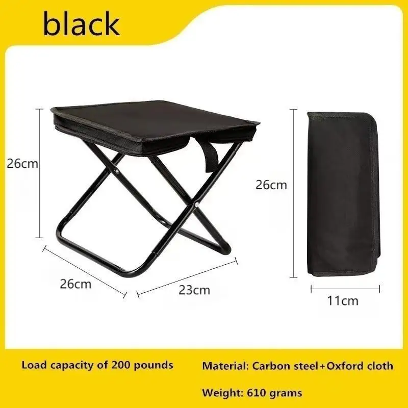 Handbag Portable Chairs Multifunctional Outdoor Picnic Camping Folding Chair Ultra Light Fishing Stool Travel Stool Accessories