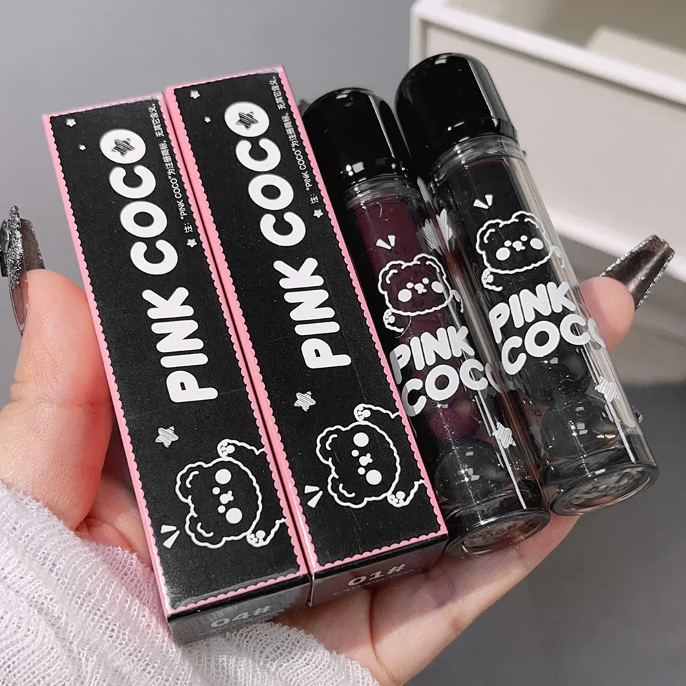 Description Picture 6 of itemMirror Glass Black Lip Gloss Moisturizing Water Lip Glaze Long Lasting Non-stick Cup Nourishes Lips Tint Liquid Lipstick Makeup