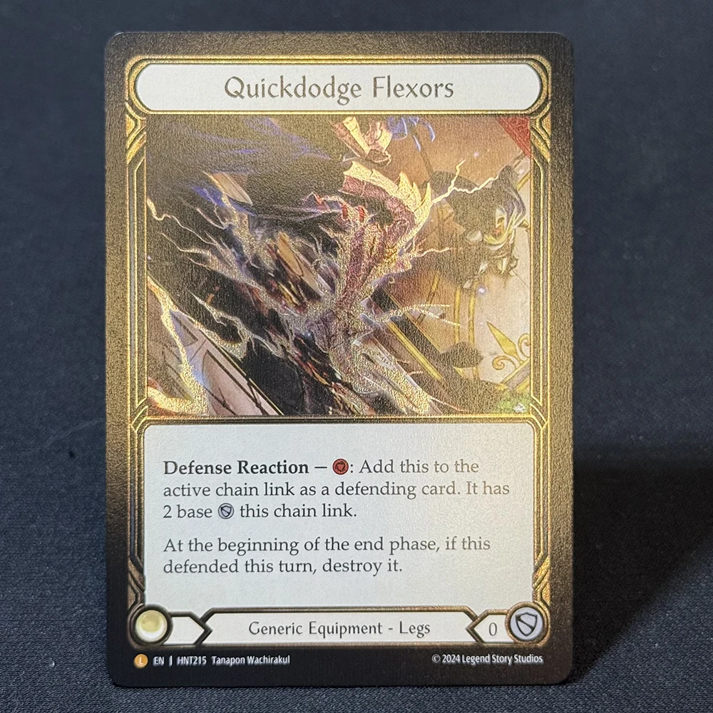 FAB Cold Foil Proxy Card Runechant Seismic Surge Uzuri Will of