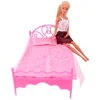Doll House Furniture Bed Table Chair For Barbies Plastics Cleaning Tools For Barbies Accessories Mini Furniture Model Gifts Toys 2
