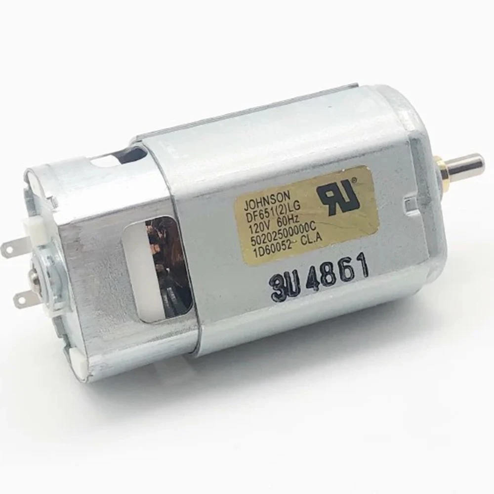 Original Johnson Df6512lg Motor dc 120v 60hz Motor Elétrico de Grande Torque 3600rpm12000rpm Micro Motor Compensado Escova de Carbono