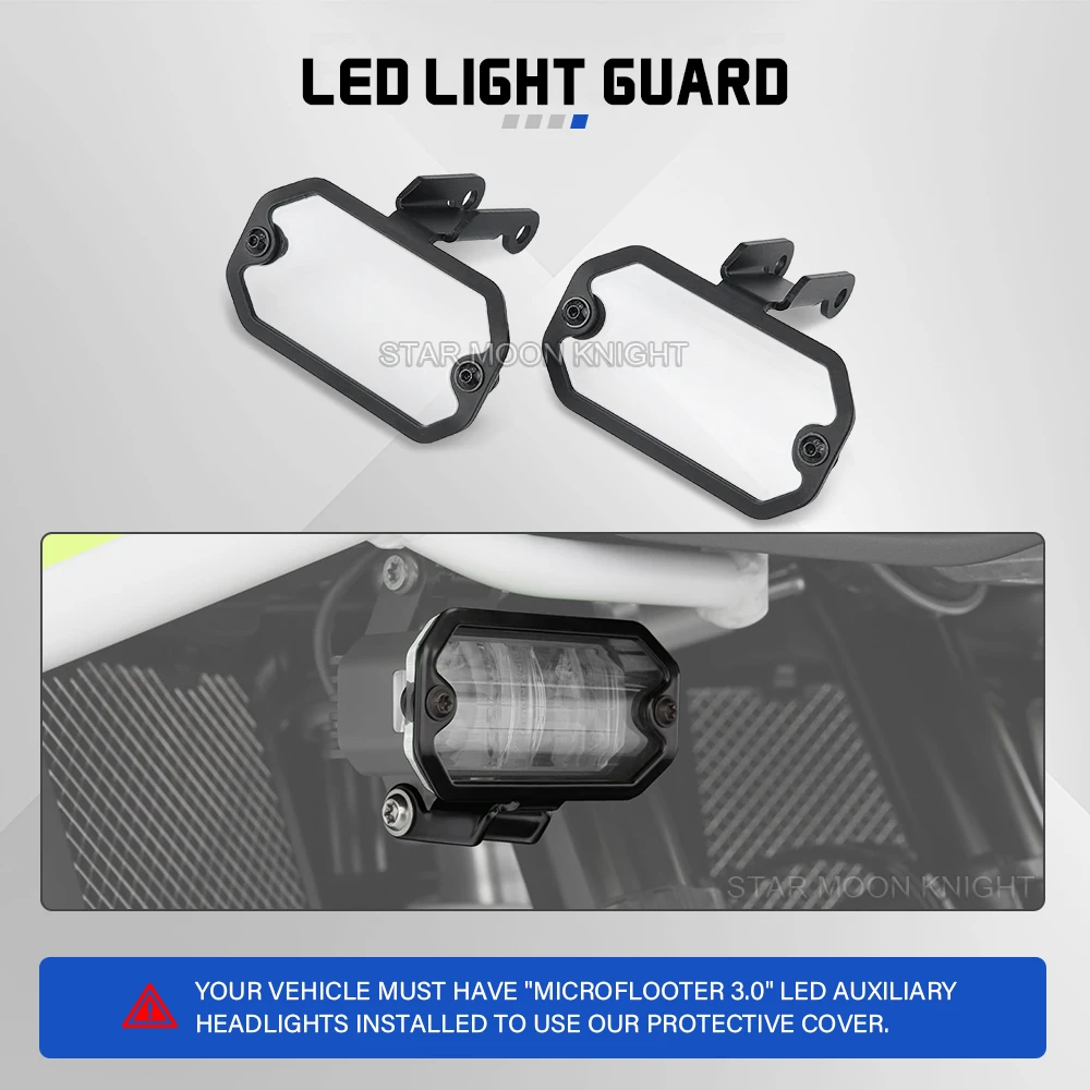 BMW R1300GS 2023- R1300ADV 2024- R1300R R1300RS 2025-용 LED 오토바이 라이트 가드 1쌍 오토바이 액세서리