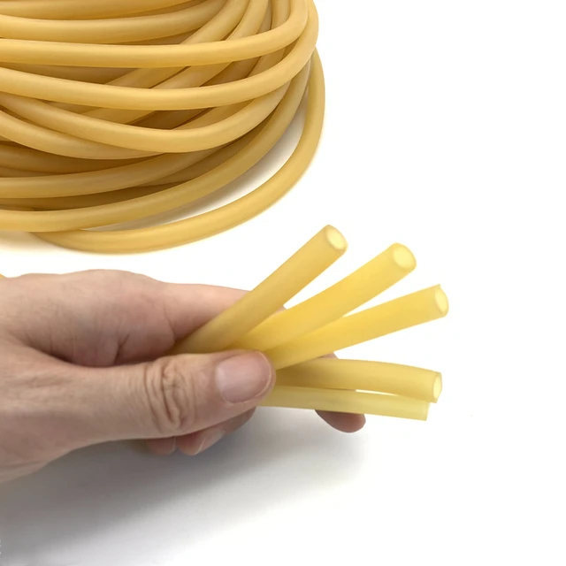 Nature Latex Rubber Hoses Antifreeze Tension Rope Pipe High Resilient Elastic Tube Slingshot for Hunting Slingshot Catapult Bow 6