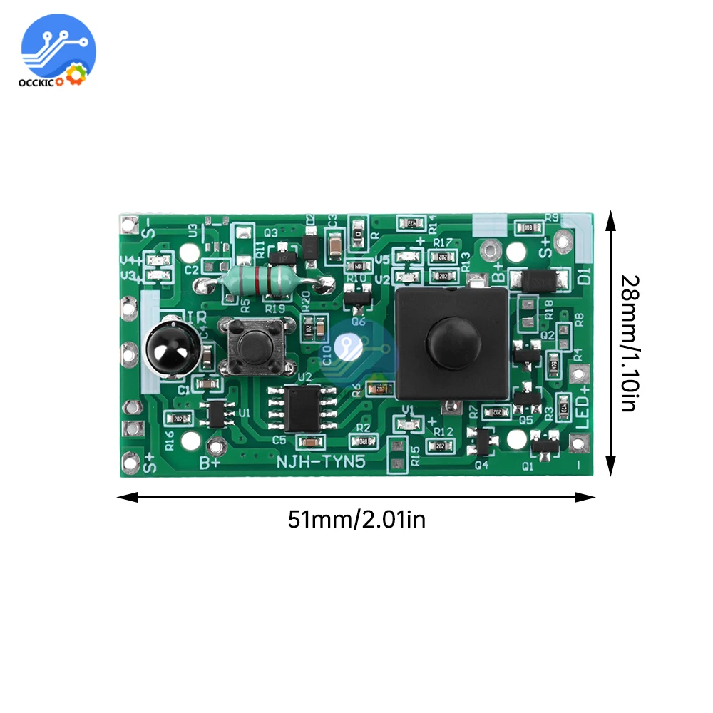 3.7V to 24V 31V Solar String Light Controller Circuit Switch Module DIY Kits Solar Light String Lanyard Board Controller Kit