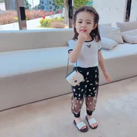 Meisjes Kinderen Losse Broek Dunne Anti-Mug Broek Toodler Bloemen Leggings Casual Baby Kinderen Wijde Broek 1-6 6