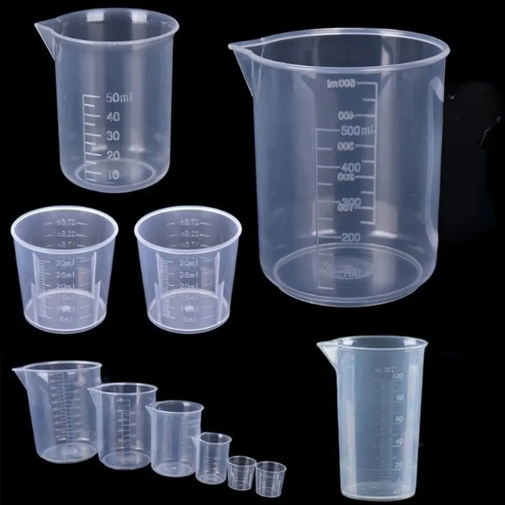 Clear Plastic Measuring Cup 6Pcs/set For Baking