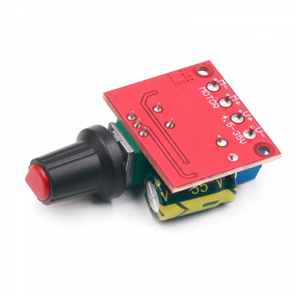 90W PWM DC Motor Speed Controller Module LED Dimmer 4.5V -35V Adjustable Speed Regulator Control Governor Switch