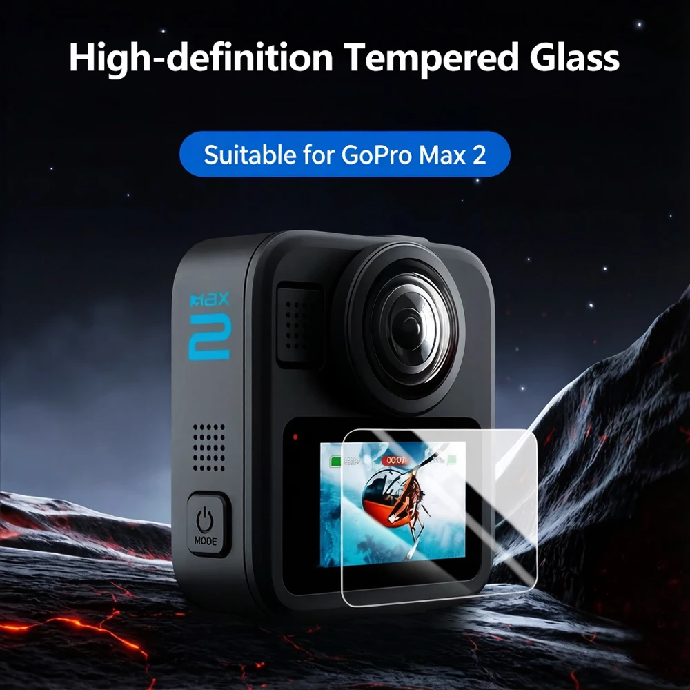 Protection écran GoPro Max 2 - Verre trempé 9H 2x/3x