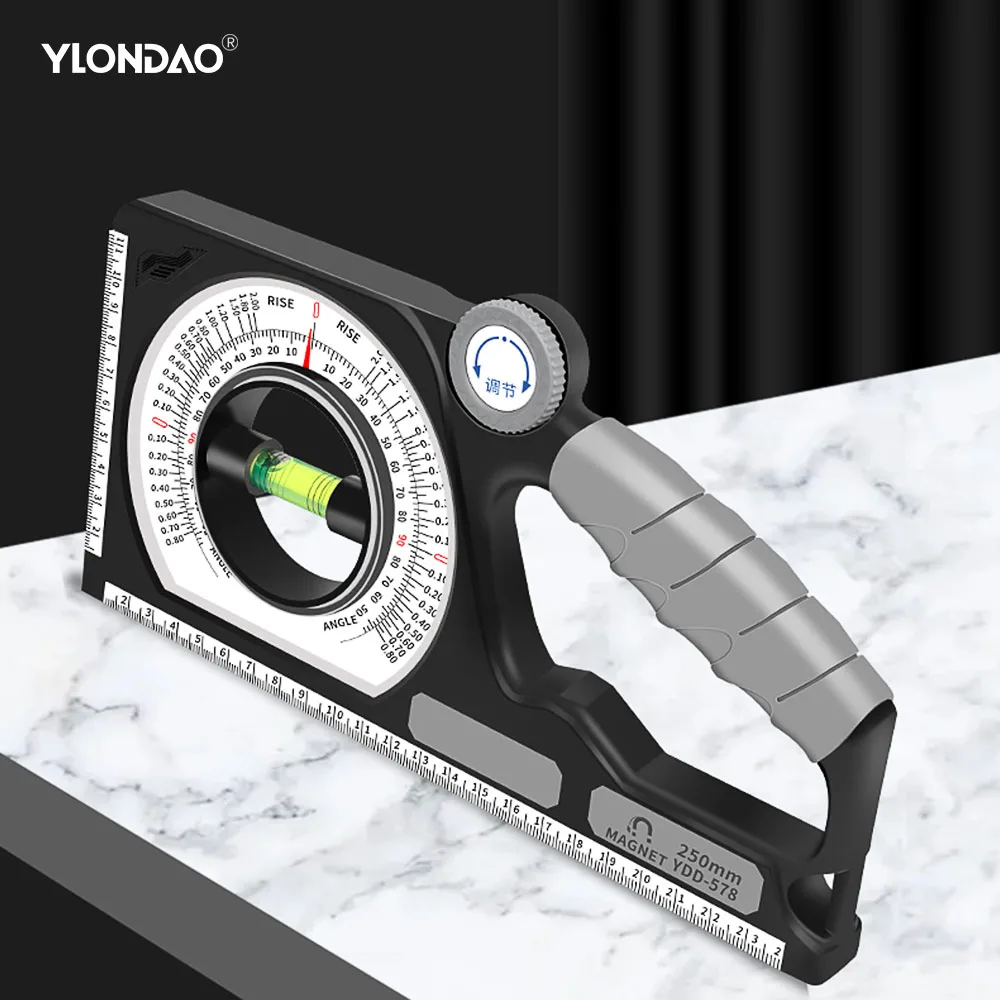 

Magnetic Angle Slope Universal Bevel Protractor Angle Level Declinometer Angle FeetFoot Slope Meter Measuring Instrument