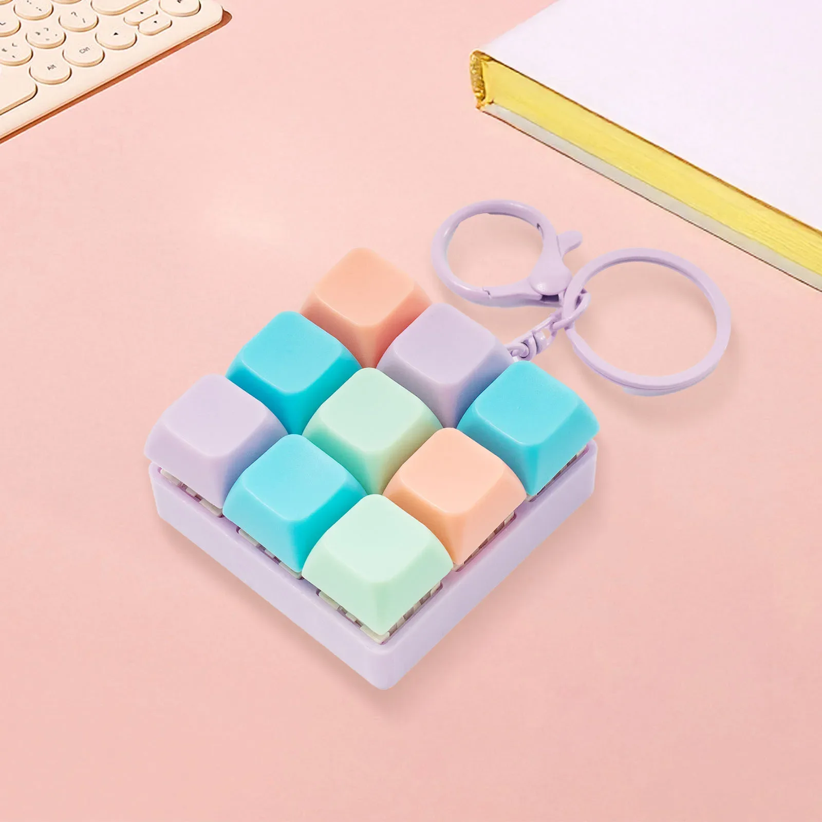9 Keys Keyboard Key Fidget Toys Party Stress Relief