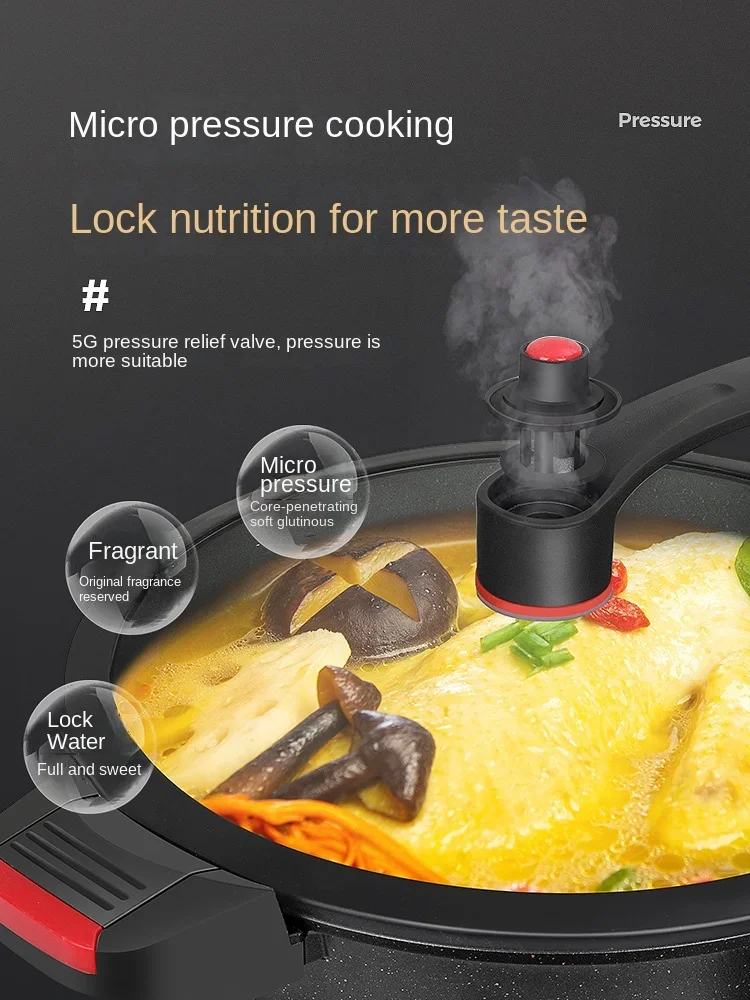 Durable Stone Frying Wok Pan Non-stick Ceramic Pot Induction Fryer Steak Cooking Gas Stove Skillet Cookware Tool for Kitchen Set 3