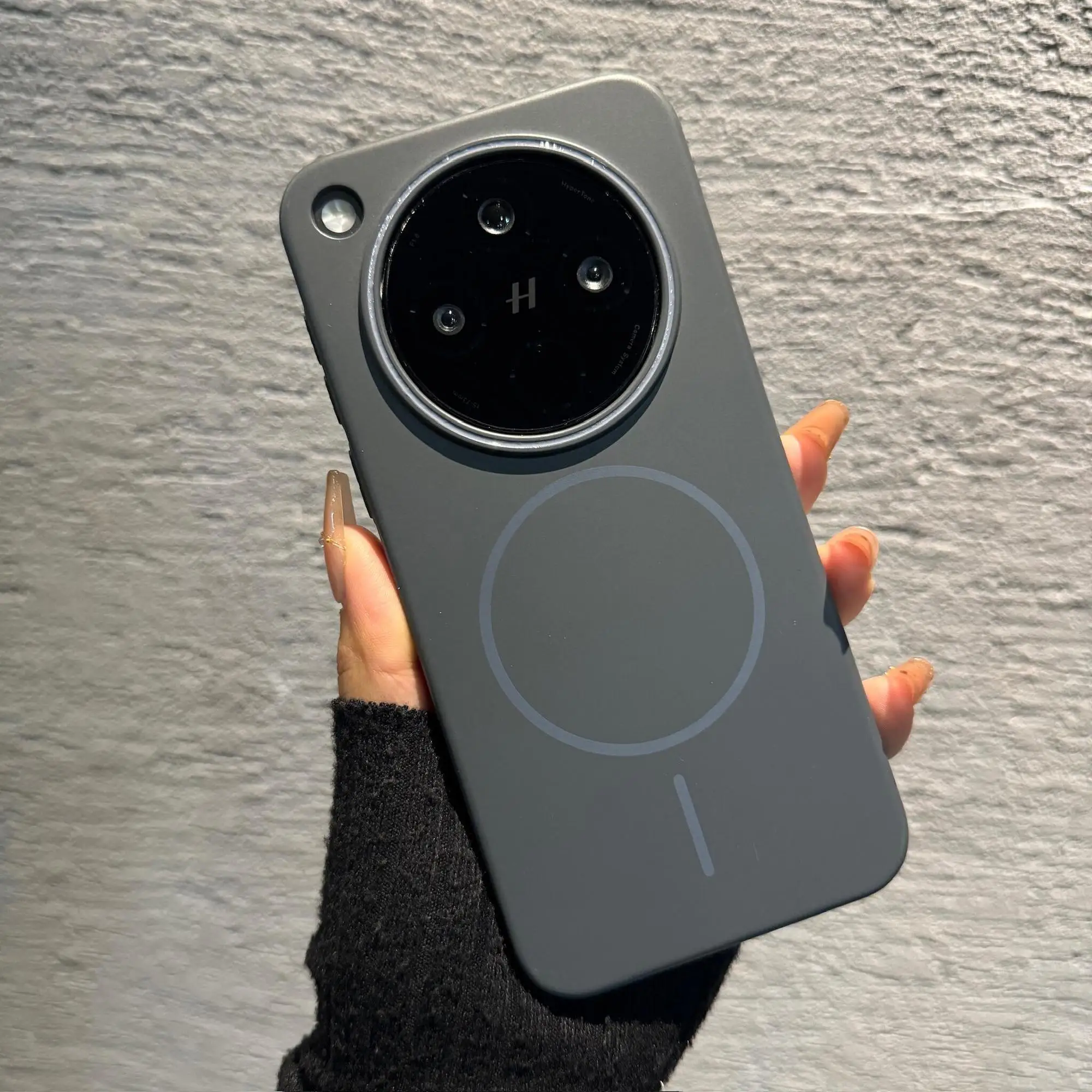 Sleek and Soft Magnetic PC Skin-Friendly Drop-Proof Phone Case
