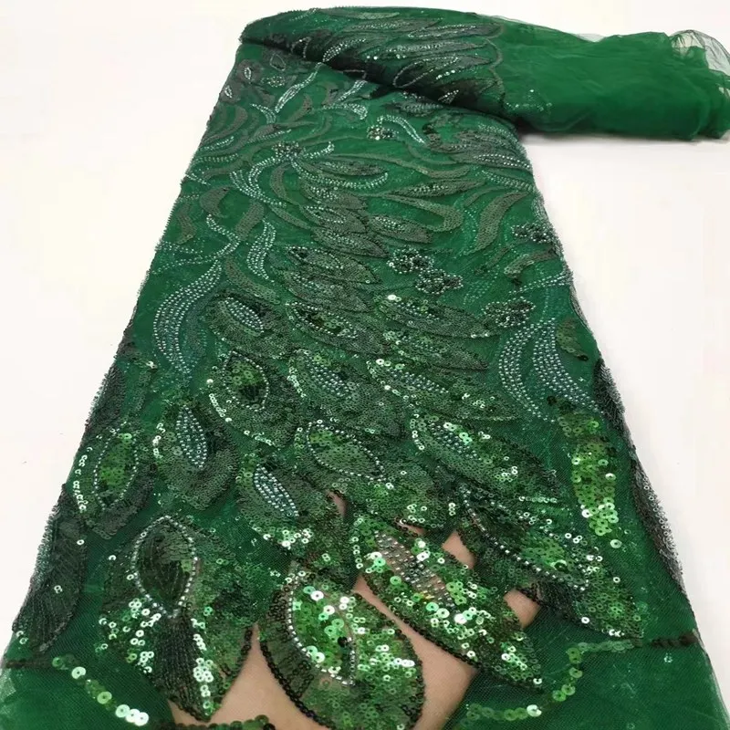 

Французское кружево с вышивкой, африканский тюль, сетчатая ткань, блестки для шитья, повседневная одежда TS1617