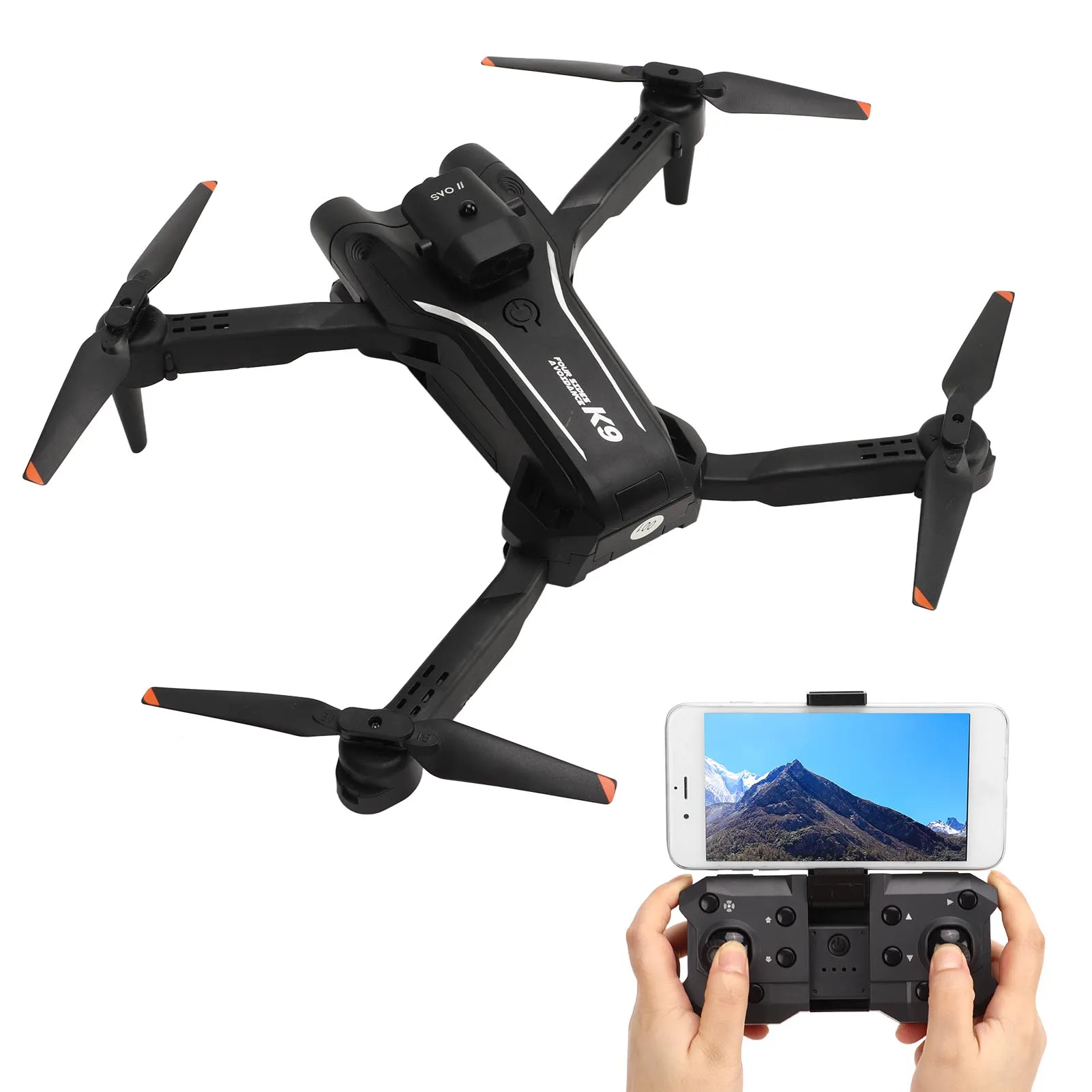 Drone Quadcopter UAV RC Quadcopter Gesture Shooting 4K Camera 4 Way Obstacle Avoidance for Above 14 Years Old for Outdoor