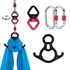 Aerial Silks Hardware Swing Swivel Descender Carabiners Rock Climbing Fly Yoga Swing Hammock Accessories 1