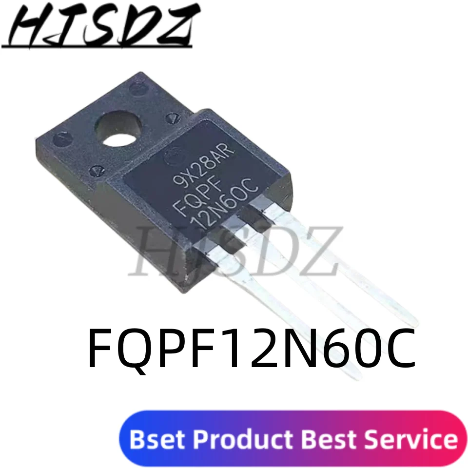 10 piezas FQPF12N60C TO-220F 12N60 FQPF12N60 FQPF12N65C FQPF12N65 12N65 FQPF12N80C FQPF12N80 12N80 FQPF12N90C FQPF12N90 12N90