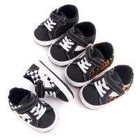 New Baby Shoes Canvas Sports Classic Stripes First Walkers Sneakers Shoes Sole Soft Non-slip Baby Boys Girls Casual Shoes 1