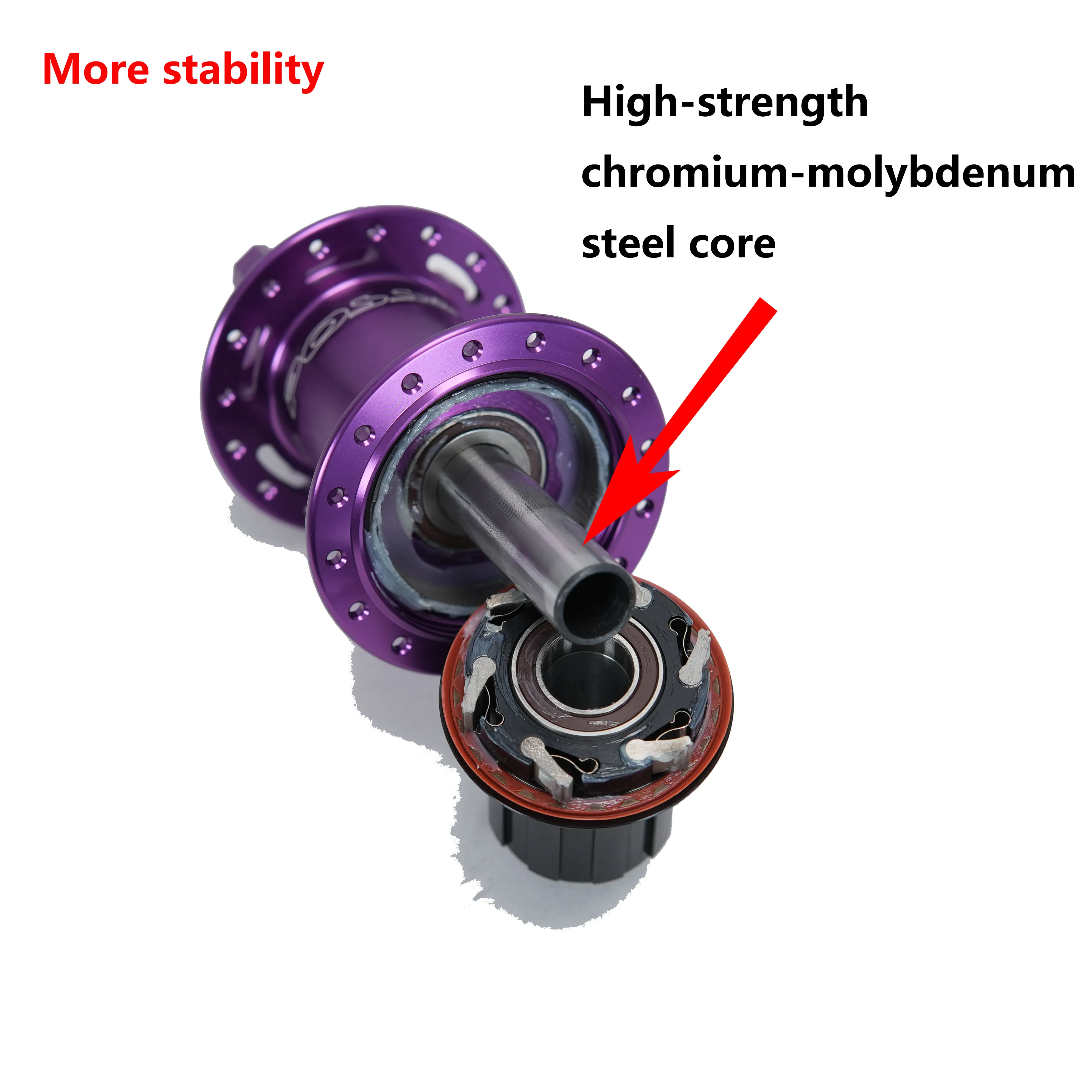 可能な690自転車ハブ、密閉型ベアリング、6ボルトディスクブレーキ、j