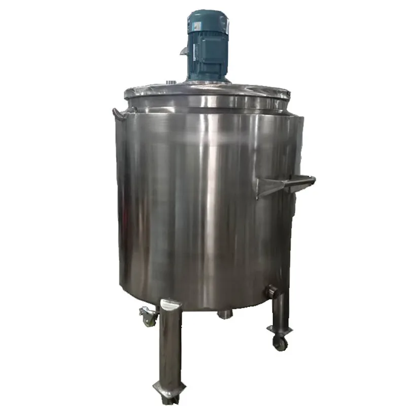 200L Commercial Chocolate Tempering Machine Liquid Honey Chemical Stainless Steel Mixing Tank Electric Heating Blender Mixer mobile pneumatic drum mixer chemical mixing equipment electric drum mixer drum rotator stirring liquid materials