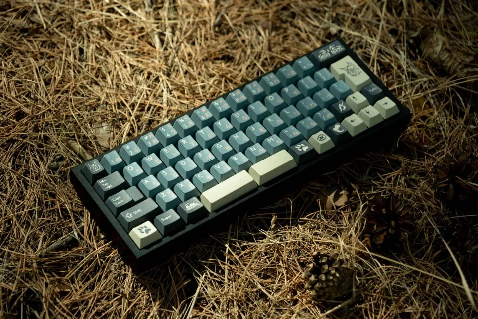 PBT, Japonês, Russo, Perfil Cherry, Keycap personalizado para teclado mecânico