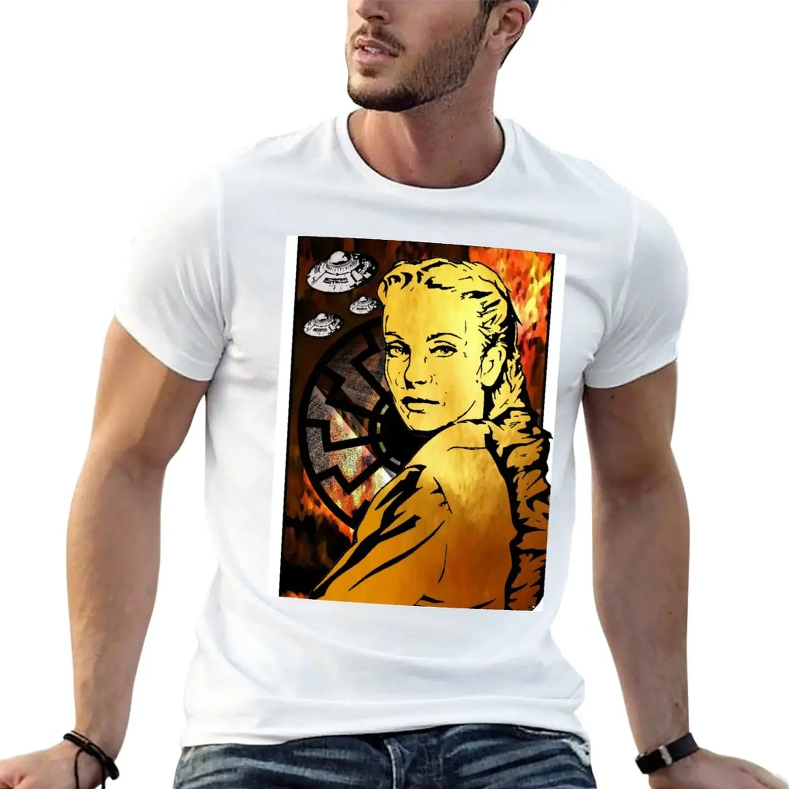 T-Shirt Maria Orsic Funnys Vintage Fruit Of The Loom Magliette Da Uomo