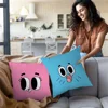 Animation Amazing World Gumball Pillow Covers Cartoon Sofa Decorative Home Double-sided Printing Short Plush Cute Cushion Cover 3