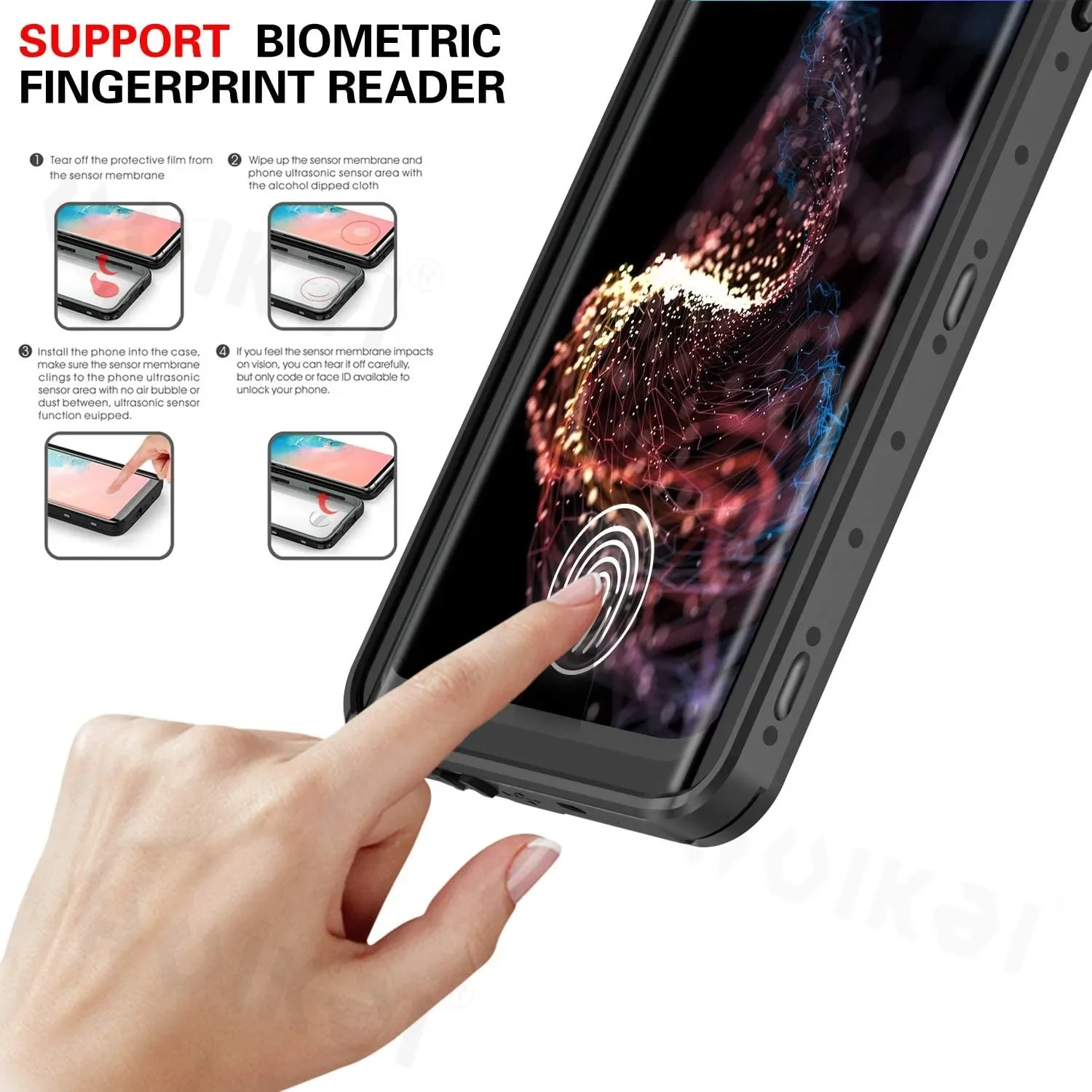 삼성 갤럭시 S10 플러스 S10 5G A54 A15 A34 S24 울트라 S23 FE S22 전신 헤비 듀티 클리어 견고한 IP68  코브용 방수 케이스 - AliExpress