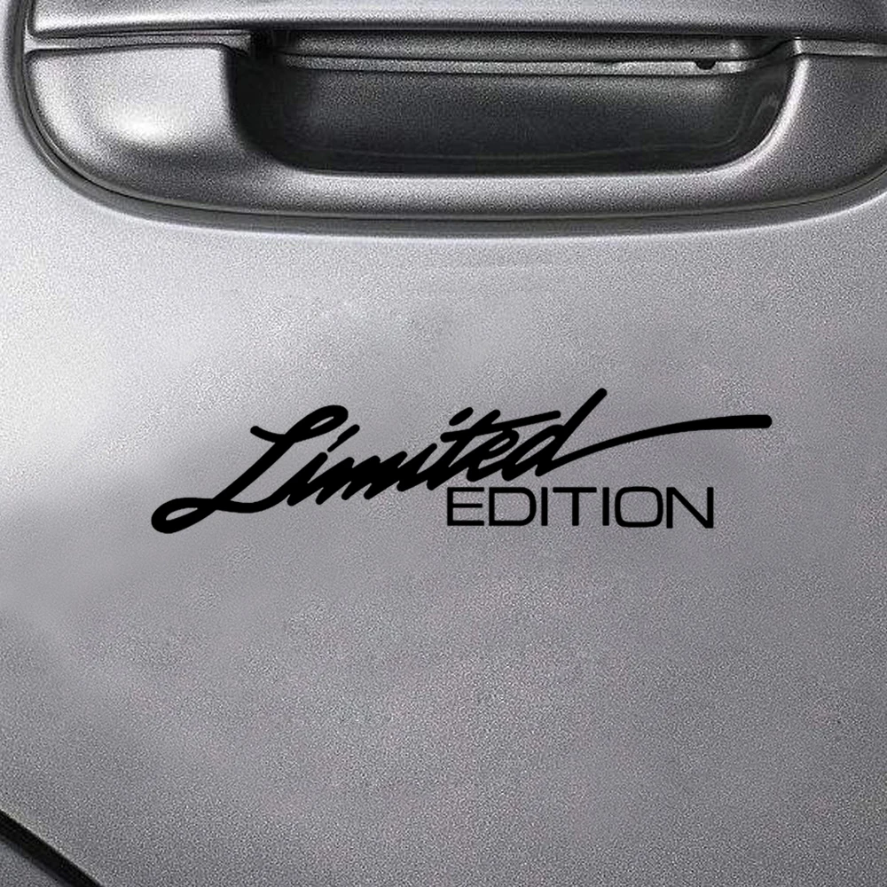 LIMITED EDITION Creative Vinyl 16CM X 3.8CM Car Window Sticker Car-styling Decal Black/White Car Decoration Exterior Accessories