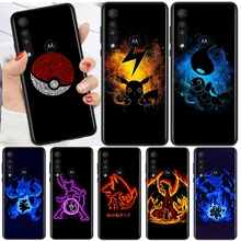 

Anime Pikachu Pokemon For Motorola Moto G G60 G60S G50 G40 G9 G10 E7i E6S Power Edge 20 E20 2021 X3 S Pro Black Phone Case