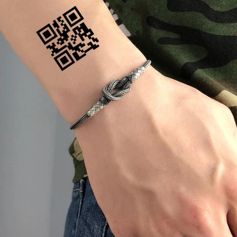 Qr Code Temporary Tattoo