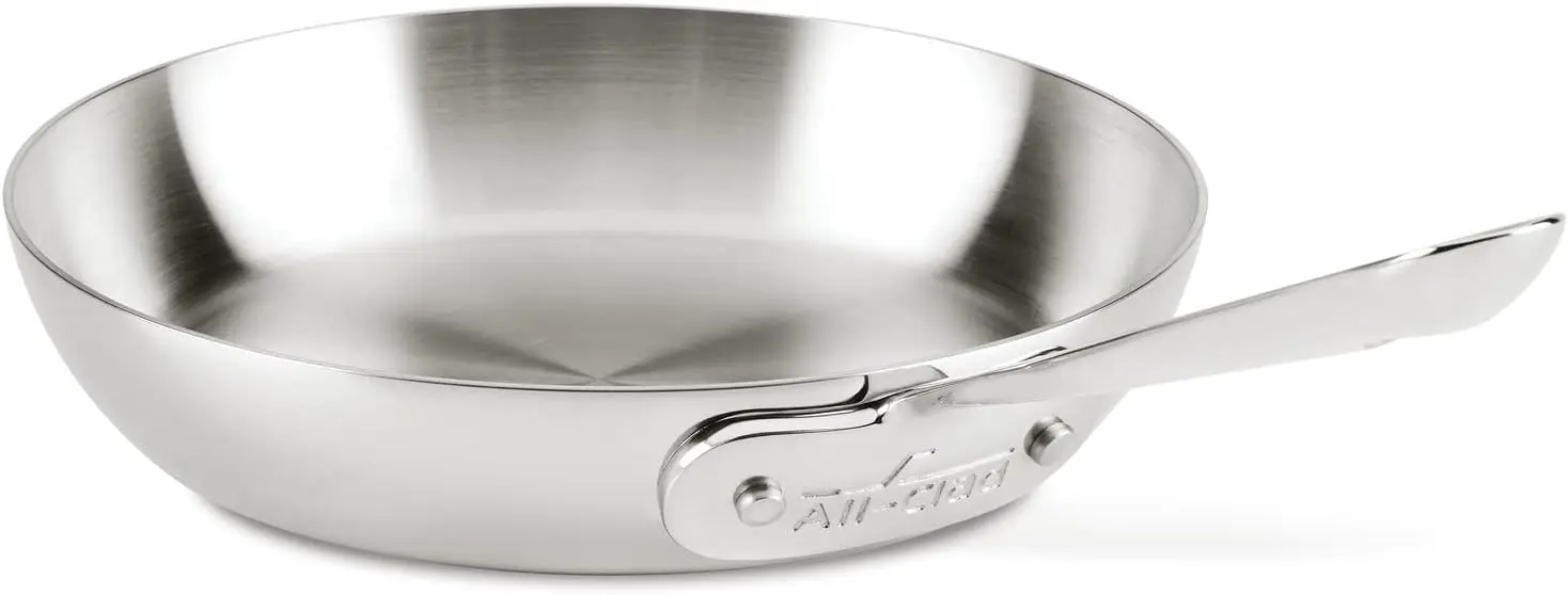 

Stainless Tri-ply Bonded Stainless Steel Skillet, 7.5 inch, Silver Pet flea