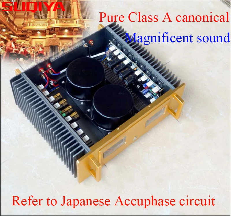 Suqiya-Hi End Audio A60 Amplificatore Di Potenza Classe A 20W Classe Ab 200W Classe A Amplificatore Riferimento Circuito Accuphase
