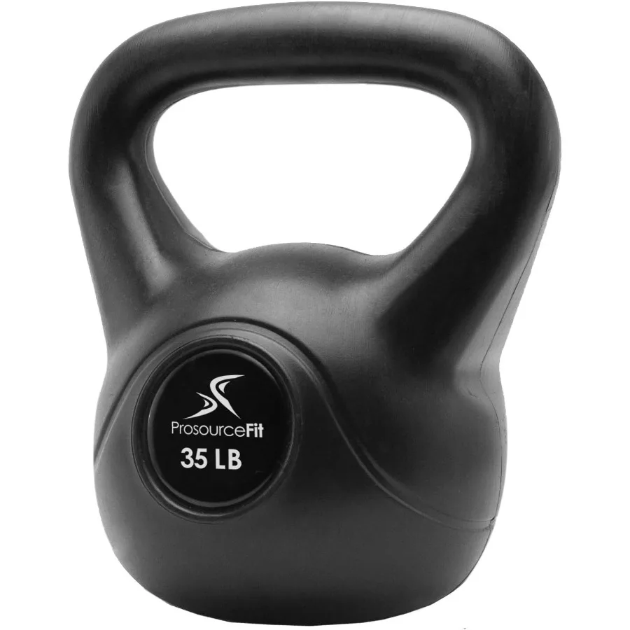 Vinyl Plastic Kettlebell 35 lbs