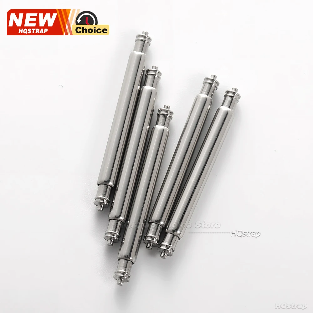 10/20pcs Stainless Steel Strap Spring Bars, Diameter 2.5mm for Watch Bracelets, 20mm/22mm Band Link Pins