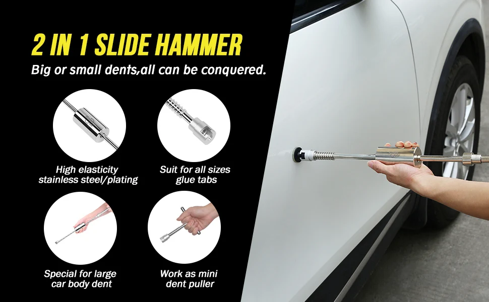 PDR Dent Removal Tool Auto Dent Repair Kit Dent Lifter Dent Removal Tool Auto Dent Removal Kit Auto Dent Removal Tool – Detail 9