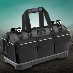 Multipurpose Tools Bag Heavy Duty 1680D Oxford Cloth Waterproof Storage Bags Wear-resisting Reinforced Suitcase Pouch Tool Bag