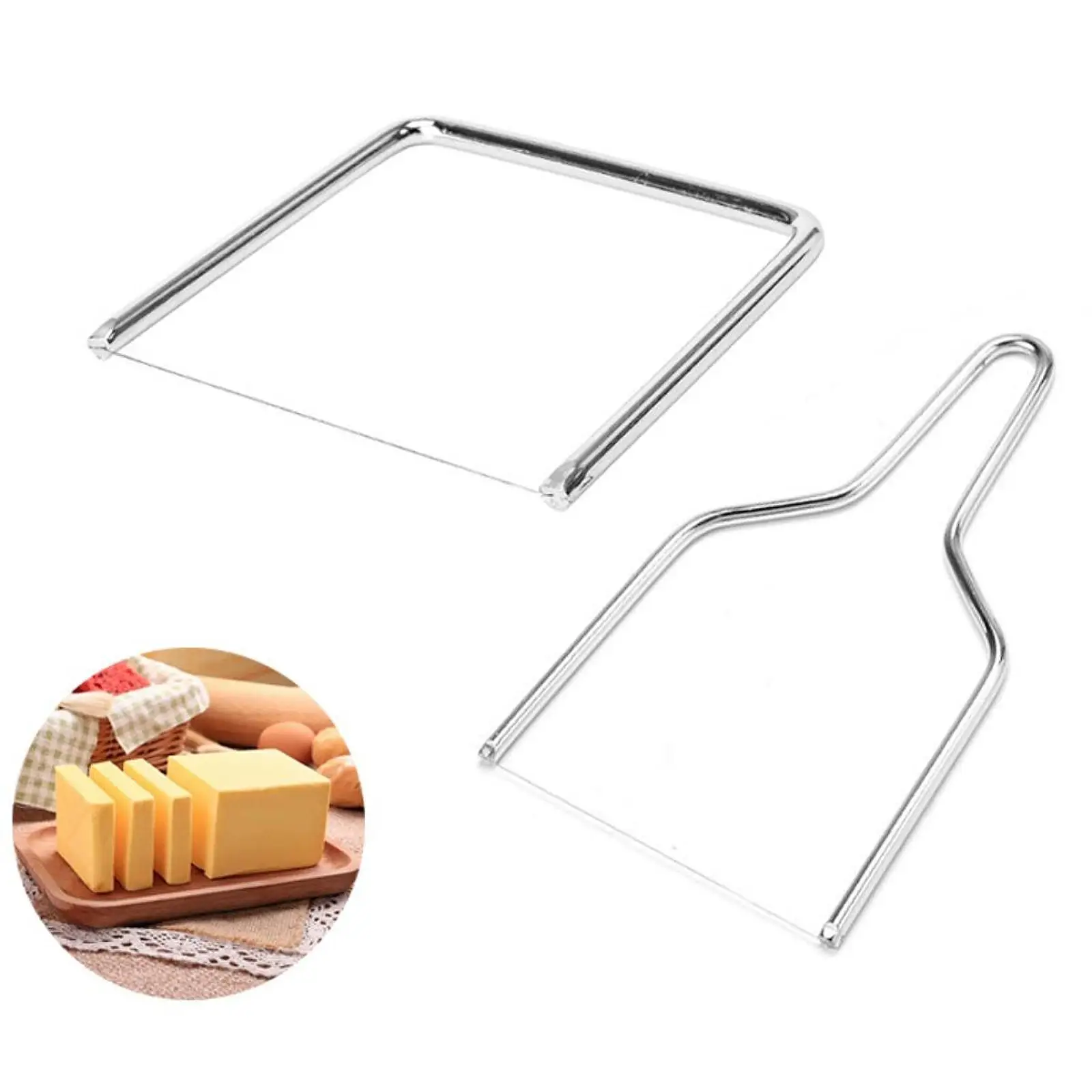 Cheese Wire Slicer for Block Cheese Kitchen Gadgets Portable Butter Slicer