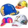 Rainbow Cycling Cap Gray Ride Head Wear Blue Bike Hat One Size Fits Most 1