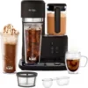 Coffee 3-in-1 Single-Serve Iced and Hot Coffee/Tea Maker with Blender with Reusable Filter, Scoop, Recipe Book, 2 Tumblers, 1