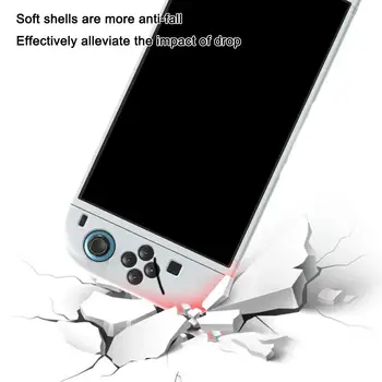 Portable TPU Hard Case For NS Switch 2 Joycon Controller Frosted Split Protective Cover Skin Shell Protector Gaming Accessori 2 Portable TPU Hard Case For NS Switch 2 Joycon Controller Frosted Split Protective Cover Skin Shell Protector Gaming Accessori 2